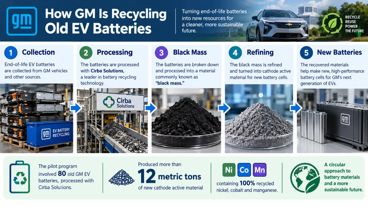 How GM Is Recycling Old EV Batteries