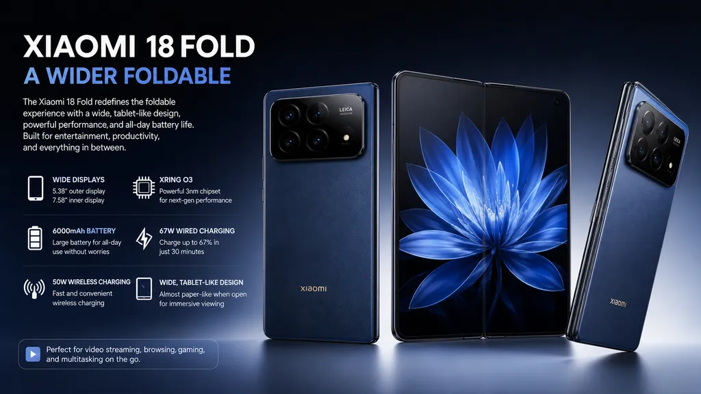 A wider foldable with a large battery.