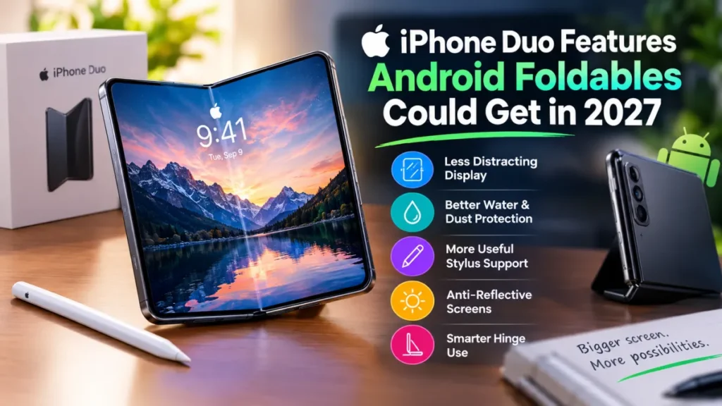 iPhone Duo Foldable Features for Android